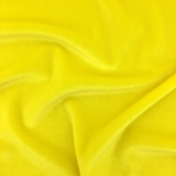 Stretch Velvet - FLUORESCENT YELLOW